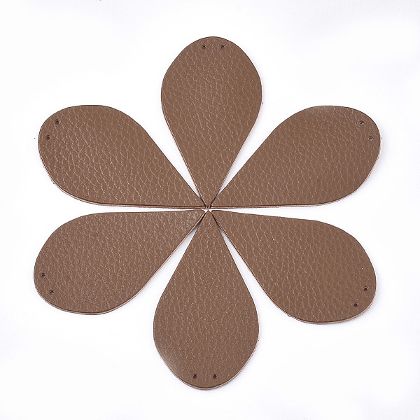 PandaHall Eco-Friendly Cowhide Big Pendants, teardrop, Sienna, 62.5x34.5x1.5mm, Hole: 1.2mm Leather Teardrop Brown
PandaHall Eco-Friendly Cowhide Big Pendants, teardrop, Sienna, 62.5x34.5x1.5mm, Hole: 1.2mm Leather Teardrop Brown