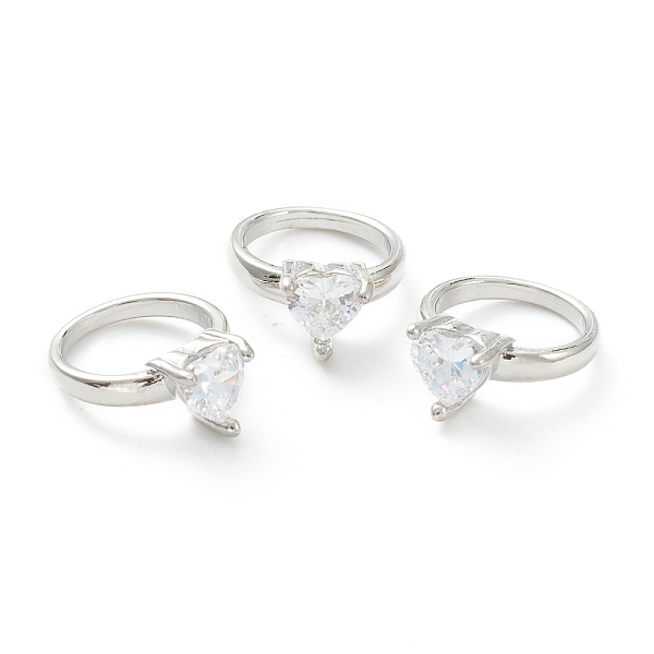 PandaHall Dual-use Items, Brass Micro Pave Clear Cubic Zirconia Finger Rings or Charms, Heart, Platinum, 15x12x6mm, Inner Diameter: 9.5mm...
PandaHall Dual-use Items, Brass Micro Pave Clear Cubic Zirconia Finger Rings or Charms, Heart, Platinum, 15x12x6mm, Inner Diameter: 9.5mm...