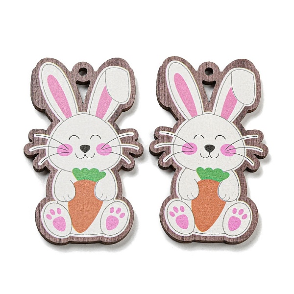 PandaHall Single Face Printed Wood Big Pendants, Easter Charms, Rabbit, 55x34x2.5mm, Hole: 2mm Wood Rabbit
PandaHall Single Face Printed Wood Big Pendants, Easter Charms, Rabbit, 55x34x2.5mm, Hole: 2mm Wood Rabbit