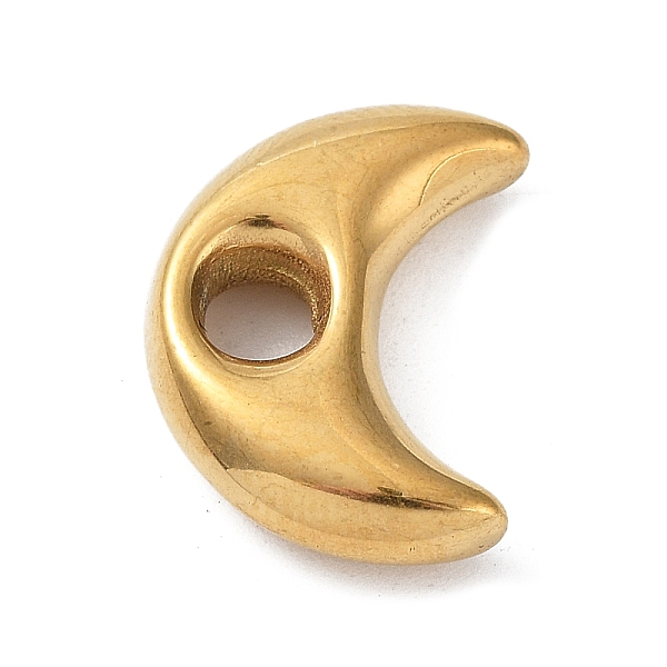 PandaHall 304 Stainless Steel Spacer Beads, Moon, Golden, 17.5x13x4.5mm, Hole: 3.7mm 304 Stainless Steel Moon
PandaHall 304 Stainless Steel Spacer Beads, Moon, Golden, 17.5x13x4.5mm, Hole: 3.7mm 304 Stainless Steel Moon