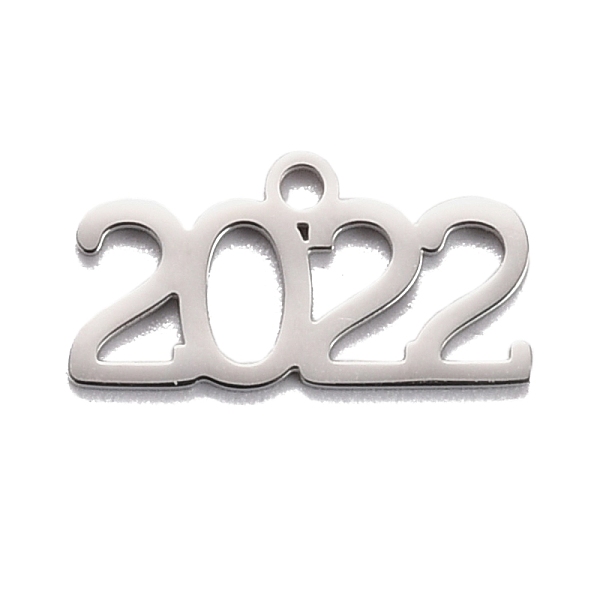 PandaHall 304 Stainless Steel Pendants, Number 2022, Stainless Steel Color, 10.5x20x1.4mm, Hole: 1.8mm 304 Stainless Steel Number
PandaHall 304 Stainless Steel Pendants, Number 2022, Stainless Steel Color, 10.5x20x1.4mm, Hole: 1.8mm 304 Stainless Steel Number