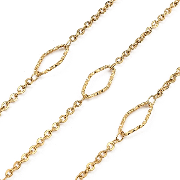 PandaHall Ion Plating(IP) Handmade 304 Stainless Steel Rhombus Link Chains, Soldered, with Spool, Golden, 15x7x1mm, about 16.40 Feet...
PandaHall Ion Plating(IP) Handmade 304 Stainless Steel Rhombus Link Chains, Soldered, with Spool, Golden, 15x7x1mm, about 16.40 Feet...