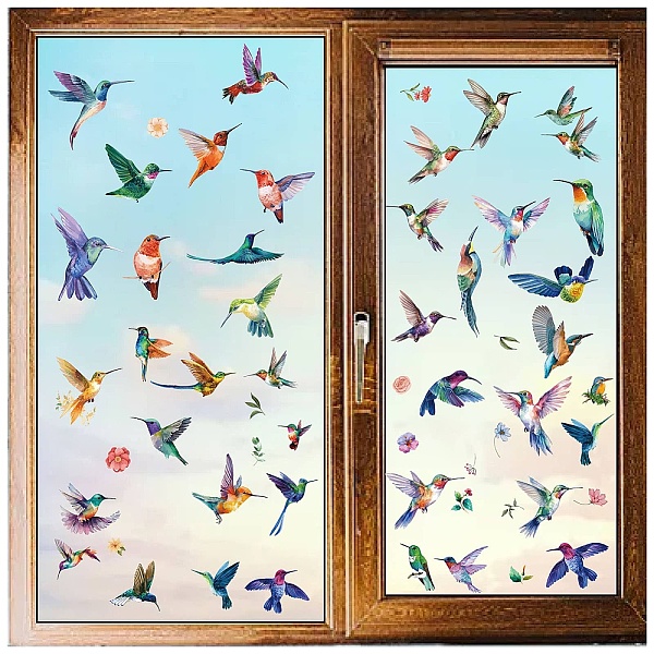PandaHall CRASPIRE 8 Styles Hummingbird Window Decals Bird Stickers Wall Clings Peel and Stick PVC Waterproof Self Adhesive Decor for Fridge...
PandaHall CRASPIRE 8 Styles Hummingbird Window Decals Bird Stickers Wall Clings Peel and Stick PVC Waterproof Self Adhesive Decor for Fridge...