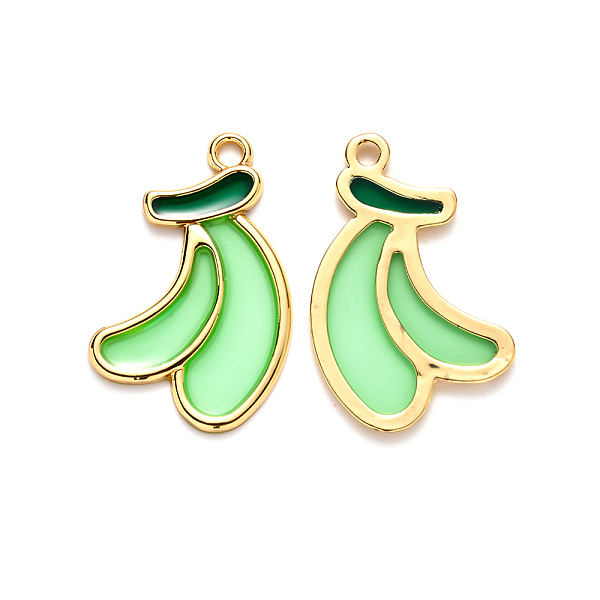 PandaHall Alloy Pendants, with Epoxy Resin, Cadmium Free & Lead Free, Banana, Golden, Light Green, 27x18x1.5mm, Hole: 2mm Alloy+Epoxy Resin...
PandaHall Alloy Pendants, with Epoxy Resin, Cadmium Free & Lead Free, Banana, Golden, Light Green, 27x18x1.5mm, Hole: 2mm Alloy+Epoxy Resin...