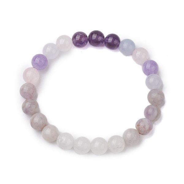 PandaHall 8mm Round Natural Amethyst & Quartz Crystal & Aquamarine & Rose Quartz Beaded Stretch Bracelets, Gradient Color Gems Bracelets for...
PandaHall 8mm Round Natural Amethyst & Quartz Crystal & Aquamarine & Rose Quartz Beaded Stretch Bracelets, Gradient Color Gems Bracelets for...