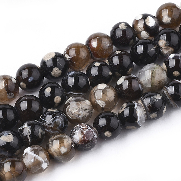 PandaHall Natural Fire Crackle Agate Beads Strands, Dyed, Round, Colorful, 8mm, Hole: 1mm, about 46~48pcs/strand, 14.56 inch~15.15 inch Fire...
PandaHall Natural Fire Crackle Agate Beads Strands, Dyed, Round, Colorful, 8mm, Hole: 1mm, about 46~48pcs/strand, 14.56 inch~15.15 inch Fire...