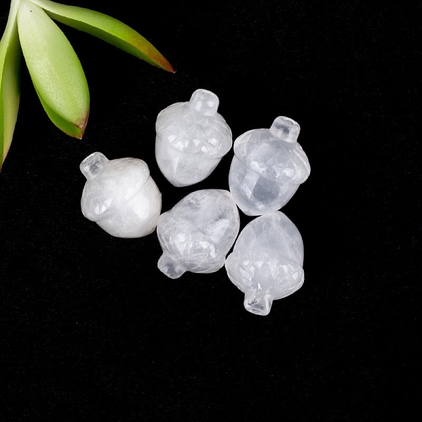 PandaHall Natural Quartz Crystal Carved Healing Pine Cone Figurines, Reiki Energy Stone Display Decorations, 25x20mm Quartz Crystal Food
PandaHall Natural Quartz Crystal Carved Healing Pine Cone Figurines, Reiki Energy Stone Display Decorations, 25x20mm Quartz Crystal Food