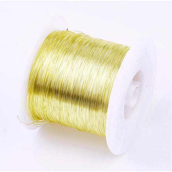 PandaHall Eco-Friendly Round Copper Wire, Copper Beading Wire for Jewelry Making, Long-Lasting Plated, Real 14K Gold Plated, 26 Gauge, 0.4mm...
PandaHall Eco-Friendly Round Copper Wire, Copper Beading Wire for Jewelry Making, Long-Lasting Plated, Real 14K Gold Plated, 26 Gauge, 0.4mm...