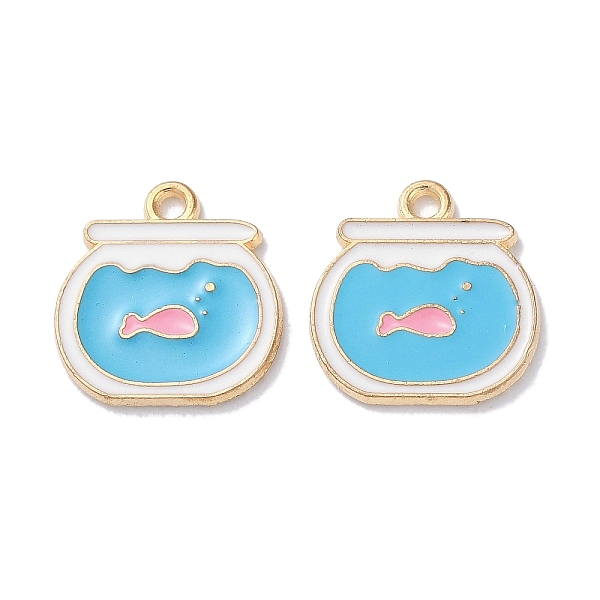 PandaHall Alloy Enamel Pendants, Golden, Fish Tank, 15.5x15x1.2mm, Hole: 1.5mm Alloy+Enamel Fish
PandaHall Alloy Enamel Pendants, Golden, Fish Tank, 15.5x15x1.2mm, Hole: 1.5mm Alloy+Enamel Fish