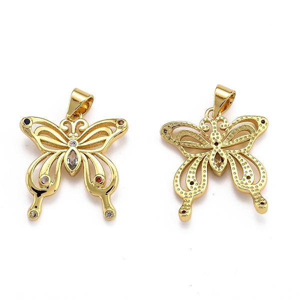 PandaHall Brass Micro Pave Clear Cubic Zirconia Pendants, Long-Lasting Plated, Butterfly, Real 18K Gold Plated, 21x19x2.5mm, Hole: 3.5x4mm...
PandaHall Brass Micro Pave Clear Cubic Zirconia Pendants, Long-Lasting Plated, Butterfly, Real 18K Gold Plated, 21x19x2.5mm, Hole: 3.5x4mm...