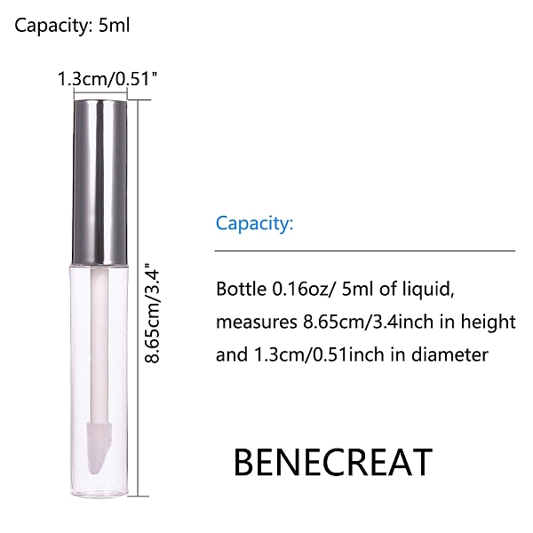 PandaHall DIY Empty Lipstick Bottle, Lip Gloss Tube with Cap, Mini Transparent Plastic Funnel Hopper and 2ml Disposable Plastic Dropper..., Clear
PandaHall DIY Empty Lipstick Bottle, Lip Gloss Tube with Cap, Mini Transparent Plastic Funnel Hopper and 2ml Disposable Plastic Dropper..., Clear