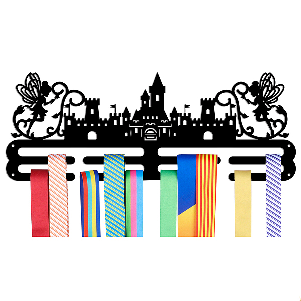 PandaHall Iron Medal Hanger Holder Display Wall Rack, with Screws, Castle, 150x400mm Iron Castle Black
PandaHall Iron Medal Hanger Holder Display Wall Rack, with Screws, Castle, 150x400mm Iron Castle Black