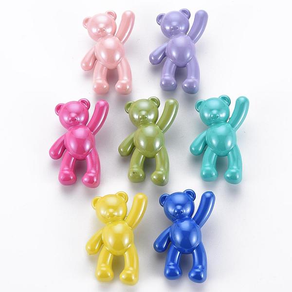 PandaHall Opaque Acrylic Pendants, Pearl Luster Plated, Bear, Mixed Color, 36x22x13.5mm, Hole: 2.5mm Acrylic Bear Multicolor
PandaHall Opaque Acrylic Pendants, Pearl Luster Plated, Bear, Mixed Color, 36x22x13.5mm, Hole: 2.5mm Acrylic Bear Multicolor
