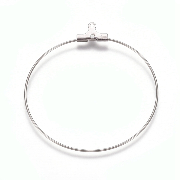 PandaHall 304 Stainless Steel Pendants, Hoop Earring Findings, Ring, Stainless Steel Color, 21 Gauge, 44.5x40.5x0.7mm, Hole: 1mm 304...
PandaHall 304 Stainless Steel Pendants, Hoop Earring Findings, Ring, Stainless Steel Color, 21 Gauge, 44.5x40.5x0.7mm, Hole: 1mm 304...