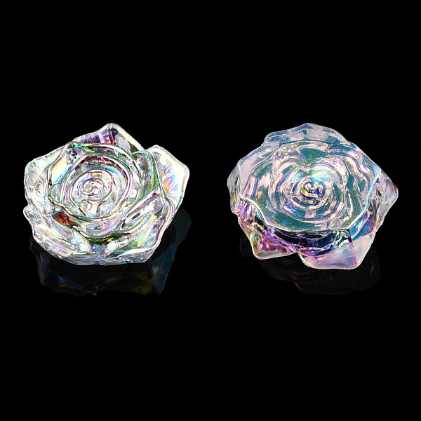 PandaHall Transparent ABS Plastic Cabochons, AB Color Plated, Rose, Clear AB, 18x17x6.5mm ABS Plastic Flower White
PandaHall Transparent ABS Plastic Cabochons, AB Color Plated, Rose, Clear AB, 18x17x6.5mm ABS Plastic Flower White