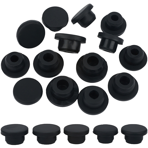 PandaHall Gorgecraft 20Pcs 5 Style Silicone Hole Plugs, Snap in Hole Plugs, Post Pipe Insert End Caps, for Furniture Fencing, Round, Black...
PandaHall Gorgecraft 20Pcs 5 Style Silicone Hole Plugs, Snap in Hole Plugs, Post Pipe Insert End Caps, for Furniture Fencing, Round, Black...