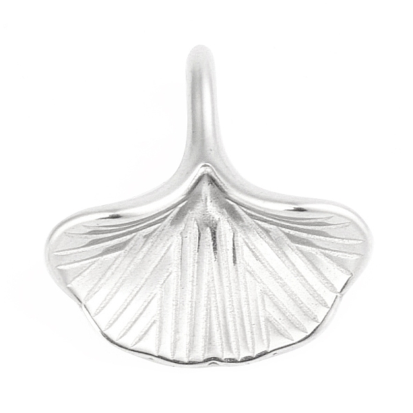 PandaHall 304 Stainless Steel Charms, Ginkgo Leaf, Stainless Steel Color, 13x12.5x4mm, Hole: 2x3.5mm 304 Stainless Steel Leaf
PandaHall 304 Stainless Steel Charms, Ginkgo Leaf, Stainless Steel Color, 13x12.5x4mm, Hole: 2x3.5mm 304 Stainless Steel Leaf