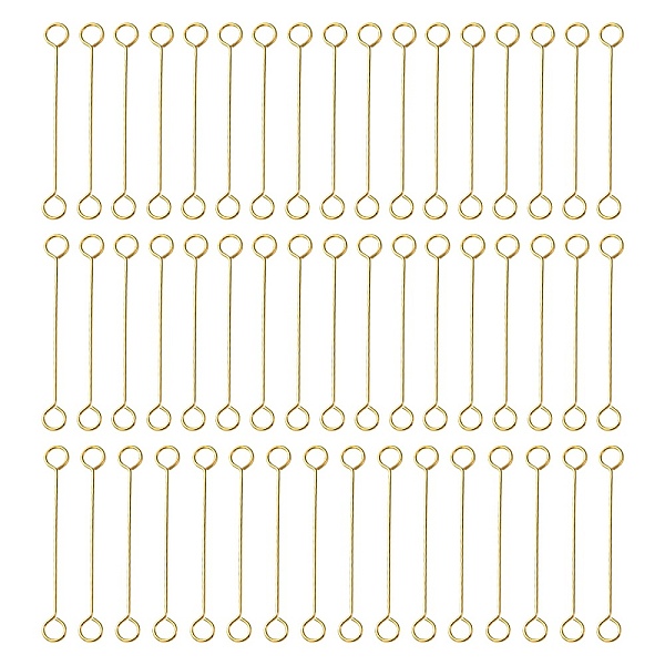 PandaHall 316 Surgical Stainless Steel Eye Pins, Double Sided Eye Pins, Golden, 26 Gauge, 20x2.5x0.4mm, Hole: 1.6mm 316 Surgical Stainless...
PandaHall 316 Surgical Stainless Steel Eye Pins, Double Sided Eye Pins, Golden, 26 Gauge, 20x2.5x0.4mm, Hole: 1.6mm 316 Surgical Stainless...