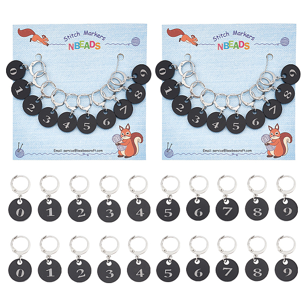 PandaHall Christmas Theme Stitch Markers, 8 Styles Christmas Tree/Christmas Reindeer Alloy Enamel Crochet Stitch Marker Charms Locking..., Black
PandaHall Christmas Theme Stitch Markers, 8 Styles Christmas Tree/Christmas Reindeer Alloy Enamel Crochet Stitch Marker Charms Locking..., Black