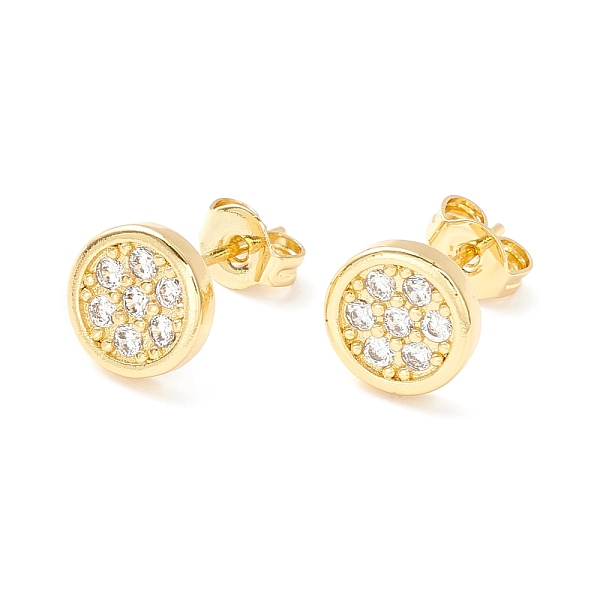 PandaHall Clear Cubic Zirconia Flat Round Stud Earrings, Brass Jewelry for Women, Cadmium Free & Nickel Free & Lead Free, Real 18K Gold...
PandaHall Clear Cubic Zirconia Flat Round Stud Earrings, Brass Jewelry for Women, Cadmium Free & Nickel Free & Lead Free, Real 18K Gold...