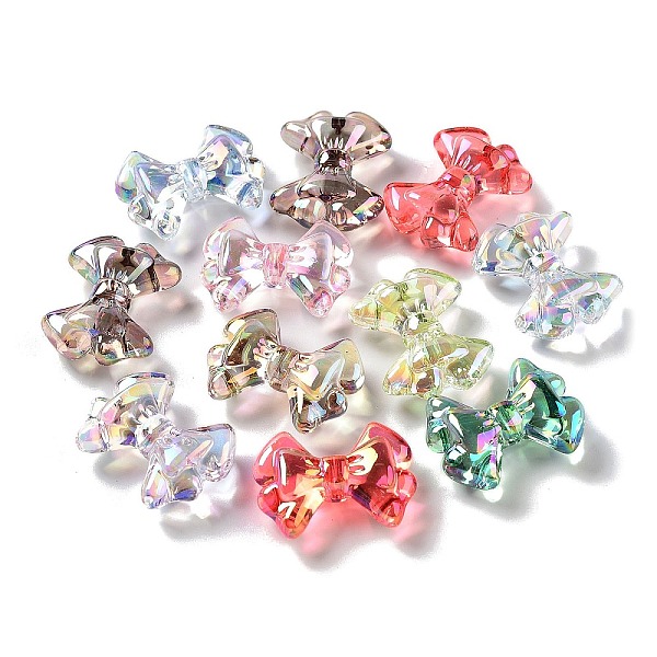 PandaHall UV Plating Transparent Acrylic Beads, Iridescent, Bowknot, Mixed Color, 22x29x10mm, Hole: 2mm Acrylic Bowknot Multicolor
PandaHall UV Plating Transparent Acrylic Beads, Iridescent, Bowknot, Mixed Color, 22x29x10mm, Hole: 2mm Acrylic Bowknot Multicolor