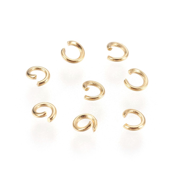 PandaHall 304 Stainless Steel Open Jump Rings, 18K Gold Plated, 22 Gauge, 3x0.6mm, Inner Diameter: 1.6mm, about 1500pcs/bag 304 Stainless...
PandaHall 304 Stainless Steel Open Jump Rings, 18K Gold Plated, 22 Gauge, 3x0.6mm, Inner Diameter: 1.6mm, about 1500pcs/bag 304 Stainless...