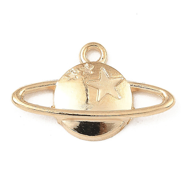 PandaHall Alloy Pendants, Planet with Star, Light Gold, 13.5x22x3mm, Hole: 2mm, about 943pcs/1000g Alloy Planet
PandaHall Alloy Pendants, Planet with Star, Light Gold, 13.5x22x3mm, Hole: 2mm, about 943pcs/1000g Alloy Planet