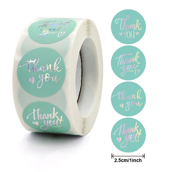 PandaHall Word Thank You Self Adhesive Paper Stickers, Gold Stamping Roll Sticker Labels, Gift Tag Stickers, Turquoise, 2.5x0.01cm..., Green
PandaHall Word Thank You Self Adhesive Paper Stickers, Gold Stamping Roll Sticker Labels, Gift Tag Stickers, Turquoise, 2.5x0.01cm..., Green