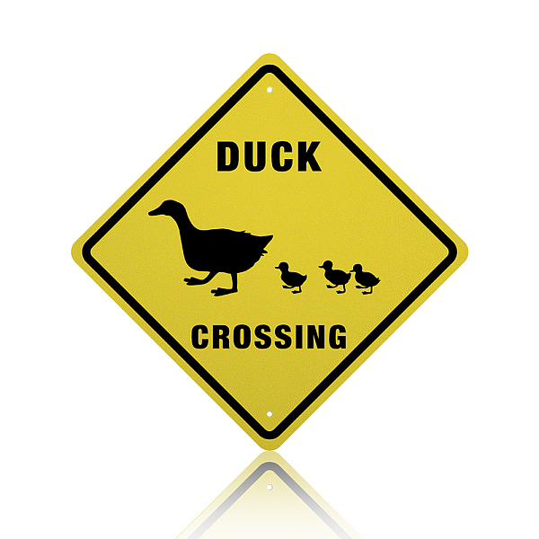 PandaHall GLOBLELAND 1 Pack Duck Crossing Sign, 10x10 inches 40 Mil Aluminum Animal Caution Signs, UV Protected Reflective and Waterproof..., Yellow
PandaHall GLOBLELAND 1 Pack Duck Crossing Sign, 10x10 inches 40 Mil Aluminum Animal Caution Signs, UV Protected Reflective and Waterproof..., Yellow