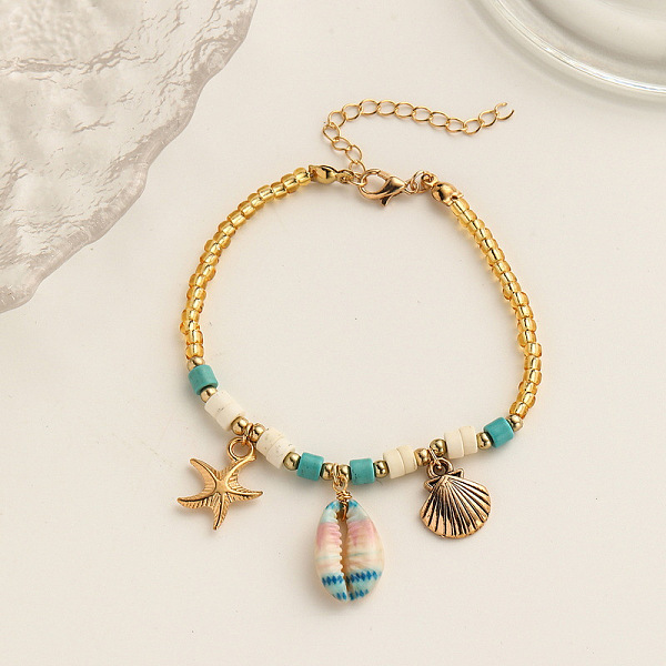 PandaHall Bohemian Shell Bead Bracelets, Shell Charm Summer Beach Vacation Bracelets for Women Shell
PandaHall Bohemian Shell Bead Bracelets, Shell Charm Summer Beach Vacation Bracelets for Women Shell
