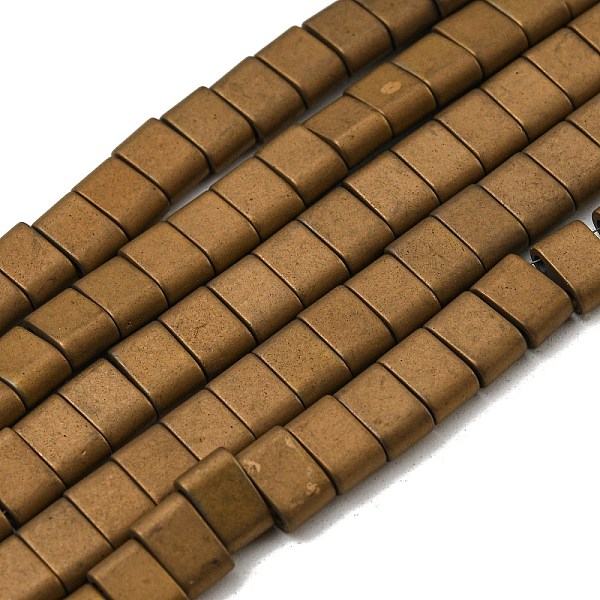 PandaHall Electroplated Non-magnetic Synthetic Hematite Beads Strands, Rectangle, Matte Style, 2-Hole, Dark Goldenrod, 6x4x3mm, Hole: 1.2mm...
PandaHall Electroplated Non-magnetic Synthetic Hematite Beads Strands, Rectangle, Matte Style, 2-Hole, Dark Goldenrod, 6x4x3mm, Hole: 1.2mm...