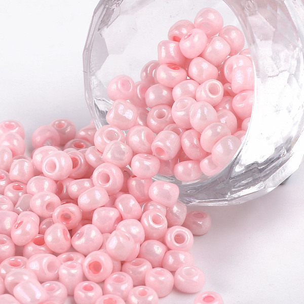 PandaHall 6/0 Glass Seed Beads, Opaque Colours Seed, Small Craft Beads for DIY Jewelry Making, Round, Round Hole, Pink, 6/0, 4mm, Hole...
PandaHall 6/0 Glass Seed Beads, Opaque Colours Seed, Small Craft Beads for DIY Jewelry Making, Round, Round Hole, Pink, 6/0, 4mm, Hole...