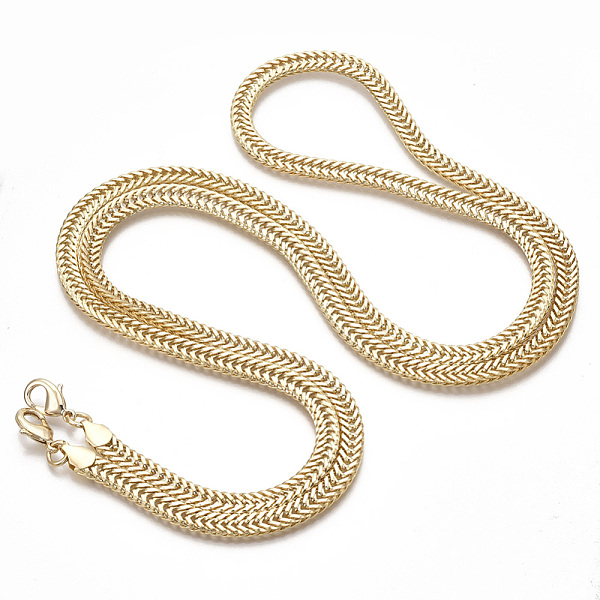 PandaHall Bag Strap Chains, Brass Coated Iron Chains, with Lobster Claw Clasps, Light Gold, 123x0.7x0.3cm Iron
PandaHall Bag Strap Chains, Brass Coated Iron Chains, with Lobster Claw Clasps, Light Gold, 123x0.7x0.3cm Iron