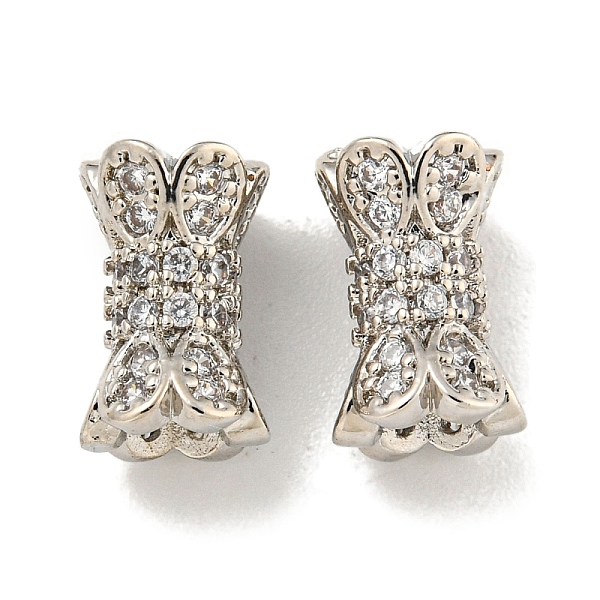 PandaHall Rack Plating Brass Micro Pave Clear Cubic Zirconia Beads, Long-Lasting Plated, Lead Free & Cadmium Free, Column, Platinum...
PandaHall Rack Plating Brass Micro Pave Clear Cubic Zirconia Beads, Long-Lasting Plated, Lead Free & Cadmium Free, Column, Platinum...
