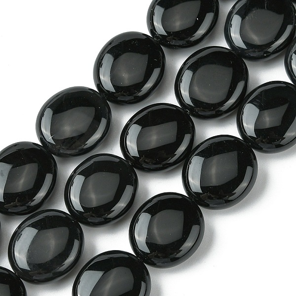 PandaHall Natural Black Onyx(Dyed & Heated) Beads Strands, Flat Oval, 15~16x13.5~14x6~7mm, Hole: 1mm, about 26pcs/strand, 15.79''(40.1cm)...
PandaHall Natural Black Onyx(Dyed & Heated) Beads Strands, Flat Oval, 15~16x13.5~14x6~7mm, Hole: 1mm, about 26pcs/strand, 15.79''(40.1cm)...