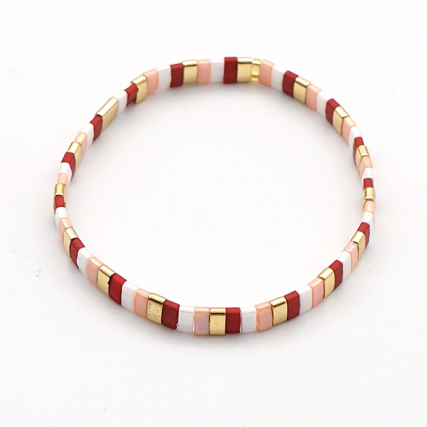 PandaHall Rainbow Bohemian Style Original Design Fashion Tila Beaded Bracelet for Women. Glass
PandaHall Rainbow Bohemian Style Original Design Fashion Tila Beaded Bracelet for Women. Glass