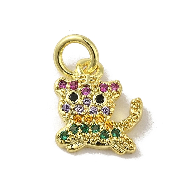 PandaHall Real 18K Gold Plated Brass Pave Colorful Cubic Zirconia Pendants, with Jump Rings, Cat Shape, 10.5x10x2mm, Hole: 3mm Brass+Cubic...
PandaHall Real 18K Gold Plated Brass Pave Colorful Cubic Zirconia Pendants, with Jump Rings, Cat Shape, 10.5x10x2mm, Hole: 3mm Brass+Cubic...