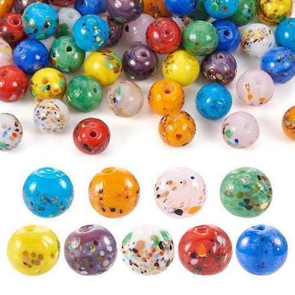 PandaHall 54Pcs 9 Colors Handmade Lampwork Beads, Round, Mixed Color, 10x9mm, Hole: 1.2mm, 6pcs/color Lampwork Round Multicolor
PandaHall 54Pcs 9 Colors Handmade Lampwork Beads, Round, Mixed Color, 10x9mm, Hole: 1.2mm, 6pcs/color Lampwork Round Multicolor