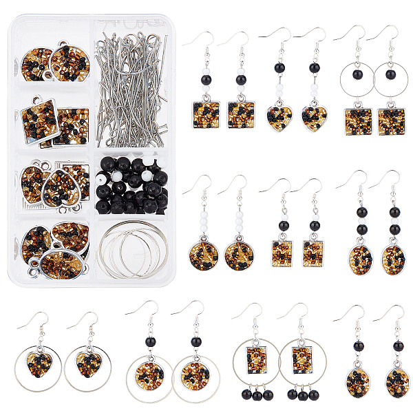 PandaHall SUNNYCLUE 1 Box DIY Make 10 Pairs Acrylic Seed Beads Earrings Making Kit 5 Styles Flat Round Square Acrylic Pendants & Earring..., Multicolor
PandaHall SUNNYCLUE 1 Box DIY Make 10 Pairs Acrylic Seed Beads Earrings Making Kit 5 Styles Flat Round Square Acrylic Pendants & Earring..., Multicolor