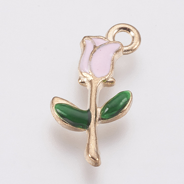 PandaHall Zinc Alloy Enamel Pendants, Rose, Golden, Pink, 18x9x2mm, Hole: 1.5mm Alloy+Enamel Flower Pink
PandaHall Zinc Alloy Enamel Pendants, Rose, Golden, Pink, 18x9x2mm, Hole: 1.5mm Alloy+Enamel Flower Pink