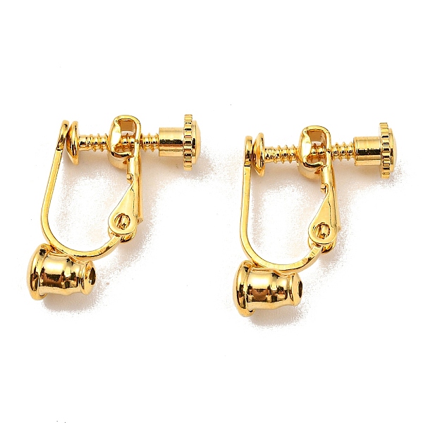 PandaHall 304 Stainless Steel Screw On Clip-on Earring Converters Findings, Spiral Ear Clip, For Non-pierced Ears, Golden, 17.5x12.7x5mm 304...
PandaHall 304 Stainless Steel Screw On Clip-on Earring Converters Findings, Spiral Ear Clip, For Non-pierced Ears, Golden, 17.5x12.7x5mm 304...