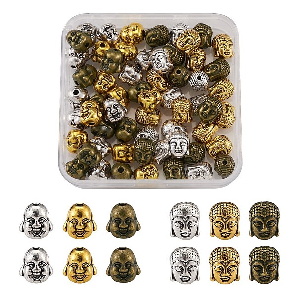 PandaHall Craftdady Tibetan Style Alloy Beads, Buddha, for Buddhist, Mixed Color, 11x9x8mm, 60pcs/box Alloy Human
PandaHall Craftdady Tibetan Style Alloy Beads, Buddha, for Buddhist, Mixed Color, 11x9x8mm, 60pcs/box Alloy Human