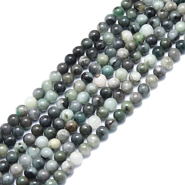 PandaHall Natural Emerald Beads Strands, Round, 6mm, Hole: 0.8mm, about 63pcs/strand, 15.35 inch(39cm) Emerald Round
PandaHall Natural Emerald Beads Strands, Round, 6mm, Hole: 0.8mm, about 63pcs/strand, 15.35 inch(39cm) Emerald Round