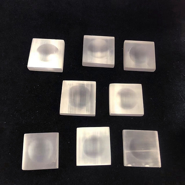 PandaHall Natural Selenite Crystal Ball Display Bases, Crystal Sphere Display Stand, Square, 30~40x30~40mm Selenite Square
PandaHall Natural Selenite Crystal Ball Display Bases, Crystal Sphere Display Stand, Square, 30~40x30~40mm Selenite Square