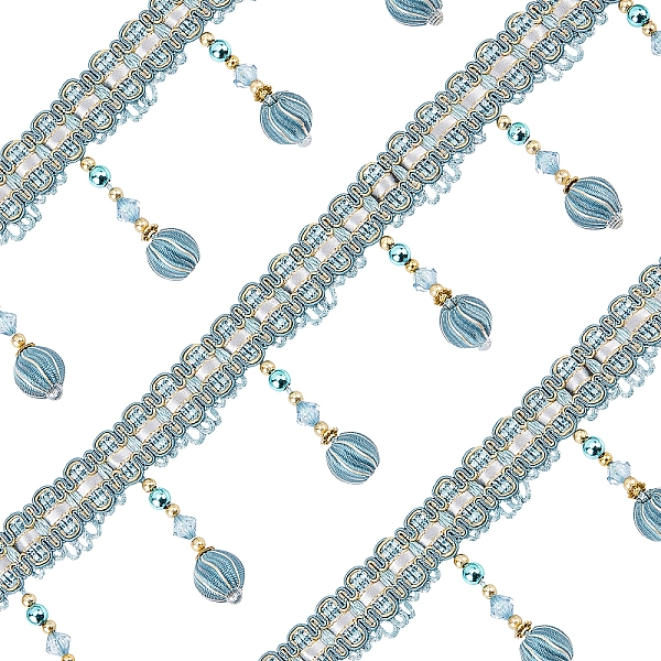 PandaHall SUPERFINDINGS 6m Gray Beaded Pendant Hanging Ball Tassel Fringe Trim Plasitc Bead Sewing Trim Fringe Tassel for Curtain Tablecloth...
PandaHall SUPERFINDINGS 6m Gray Beaded Pendant Hanging Ball Tassel Fringe Trim Plasitc Bead Sewing Trim Fringe Tassel for Curtain Tablecloth...