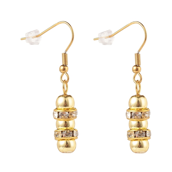 PandaHall Synthetic Hematite Beaded Dangle Earrings with Crystal Rhinestone, 304 Stainless Steel Drop Earrings for Women, Golden, 42mm, Pin...
PandaHall Synthetic Hematite Beaded Dangle Earrings with Crystal Rhinestone, 304 Stainless Steel Drop Earrings for Women, Golden, 42mm, Pin...