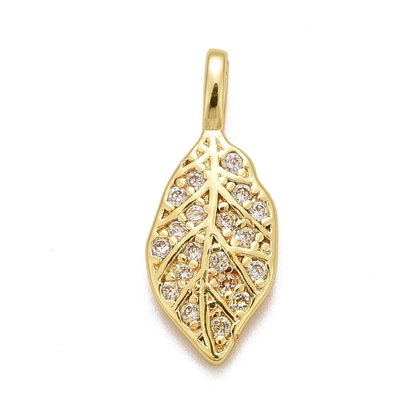 PandaHall Rack Plating Brass Micro Pave Clear Cubic Zirconia Pendants, Long-Lasting Plated, Cadmium Free & Lead Free, Leaf, Golden...
PandaHall Rack Plating Brass Micro Pave Clear Cubic Zirconia Pendants, Long-Lasting Plated, Cadmium Free & Lead Free, Leaf, Golden...