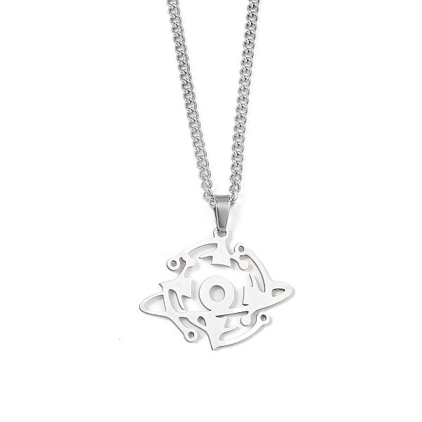 PandaHall 201 Stainless Steel Pendant Necklaces for Man, Planet, 23.74 inch(60.3cm), Flat Round: 28x35x1.3mm 201 Stainless Steel Planet
PandaHall 201 Stainless Steel Pendant Necklaces for Man, Planet, 23.74 inch(60.3cm), Flat Round: 28x35x1.3mm 201 Stainless Steel Planet