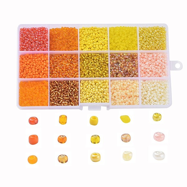 PandaHall Glass Seed Beads, Silver Lined & Transparent & Trans. Colours Lustered & Trans. Colors Rainbow & Frosted Colors & Opaque Colours..., Multicolor
PandaHall Glass Seed Beads, Silver Lined & Transparent & Trans. Colours Lustered & Trans. Colors Rainbow & Frosted Colors & Opaque Colours..., Multicolor