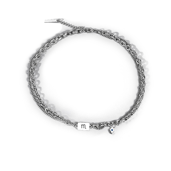 PandaHall Men's Constellation Titanium Steel Necklace, Cable & Curb Chains Double Layer Necklace, Scorpio, 20.08~31.50 inch(51~80cm)...
PandaHall Men's Constellation Titanium Steel Necklace, Cable & Curb Chains Double Layer Necklace, Scorpio, 20.08~31.50 inch(51~80cm)...